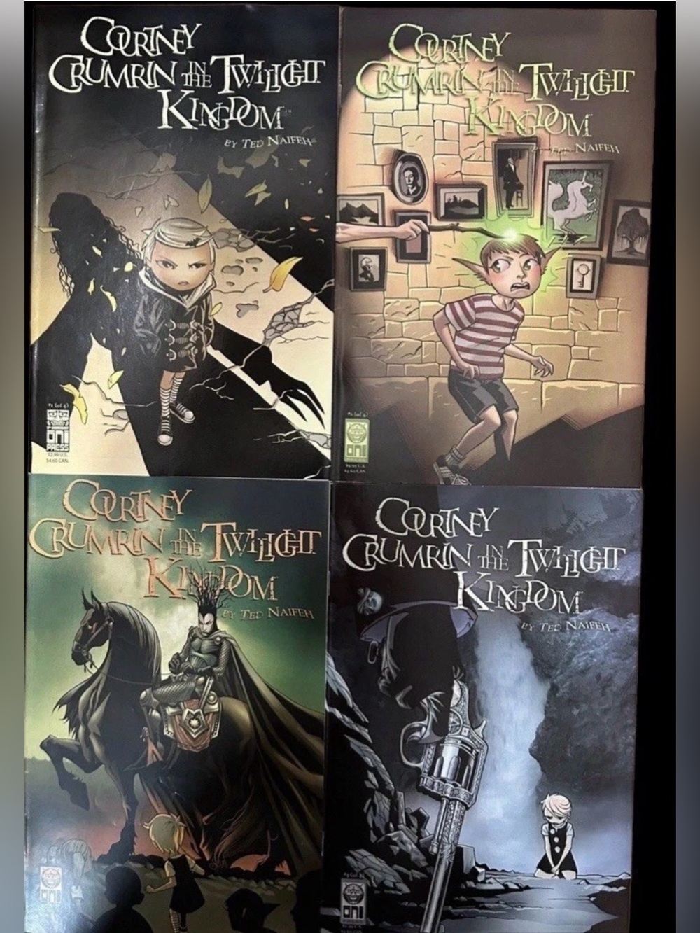 Courtney Crumrin in the Twilight Kingdom #1-4 Ted Naifeh ONI Comics 2003/04